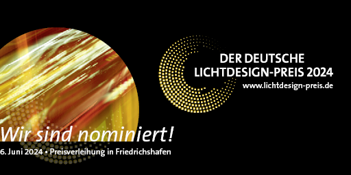 Nominiert in der Kategorie Büro/Verwaltung beim deutschen Lichtdesign-Preis 2024