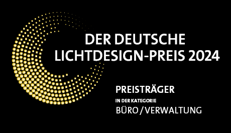 Nominiert in der Kategorie Büro/Verwaltung beim deutschen Lichtdesign-Preis 2024